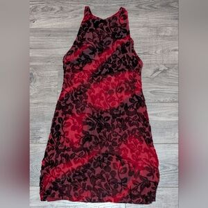 XS Velvet Open Back Dress